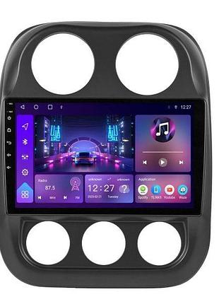 Штатная магнитола 4+64gb soundbox s-9237 для jeep compass 15-17 /patriot 09-16 с carplay и android auto s4-9237+360