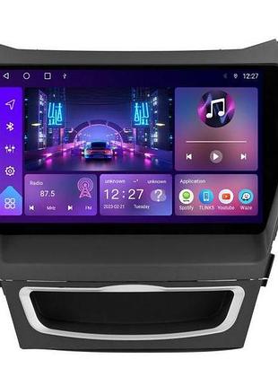 Штатная магнитола soundbox s-9094 для hyundai santafe ix45 2013-2018 с carplay и 4g модем s4-9094