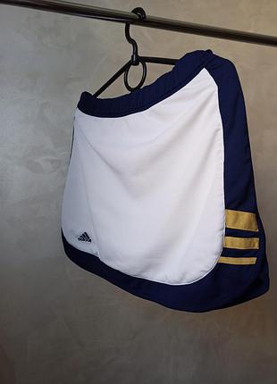 Шорты юбка юбка спортивные adidas женская размер eu40 в красивом состоянии цвет белый