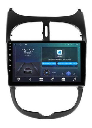 Штатная магнитола soundbox mtx-8114 для peugeot 206 1998-2016 с carplay и 4g mtx-8114