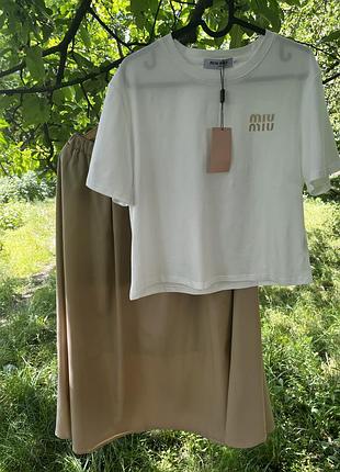Костюм двійка miu miu розмір l-xl