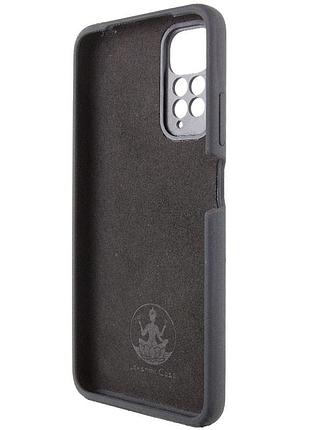 Чехол silicone cover lakshmi full camera (aaa) для xiaomi redmi note 11 (global) / note 11s черный / black 4