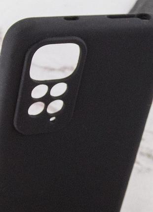 Чехол silicone cover lakshmi full camera (aaa) для xiaomi redmi note 11 (global) / note 11s черный / black 6