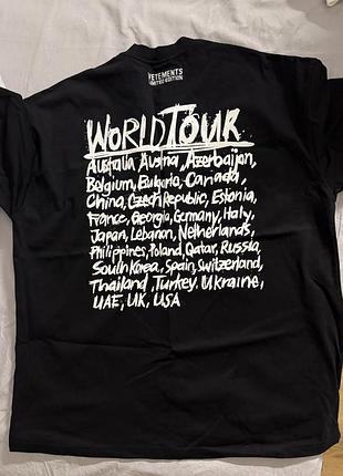 Продам футболка vetements world tour, оригінал