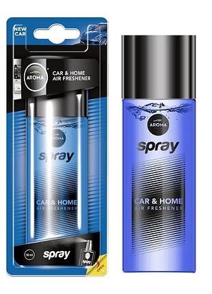 Освіжувач спрей 50ml - "aroma" - car spray classic - new car (нова машина) блістер