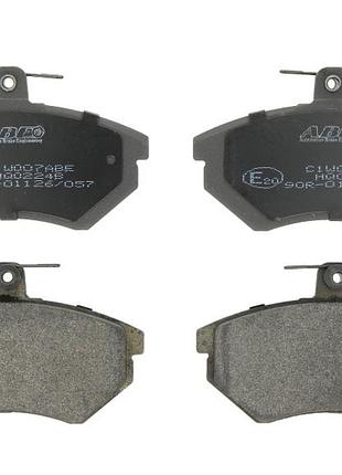 Передние дисковые тормозные колодки vw golf 2, 3, passat b3, b4, vento - 1983-2002
