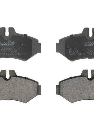 Задние дисковые тормозные колодки mercedes sprinter 901, 903, 904 vw lt 28-46 2 (2.1d-5.5) 1989- abe