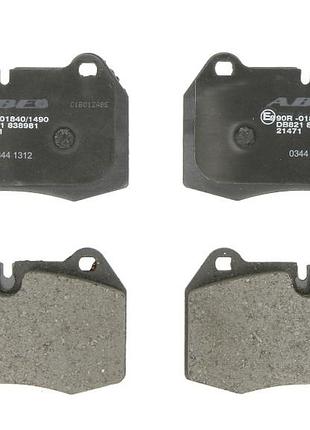 Передні дискові гальмівні колодки bmw 5 e34, 7 e38 — 1990-2006