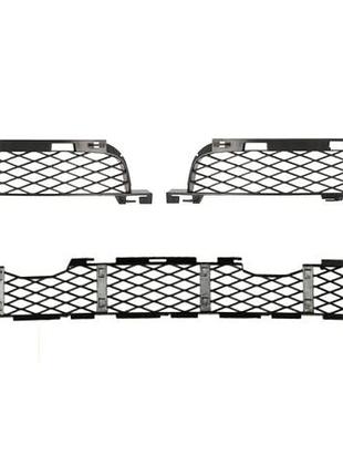 Решетка бампера переднего bmw x5 e53 2003-2006 (комплект)