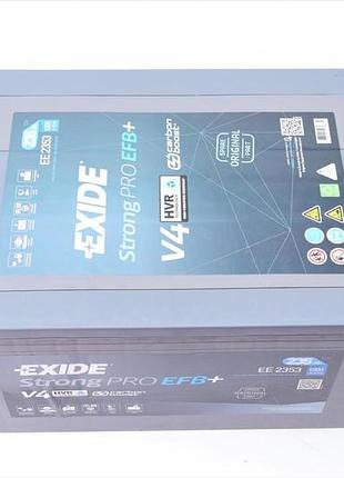 Акумулятор 235ah 1200a efb+ вантажний exide strong pro 518x279x240 ліва клема