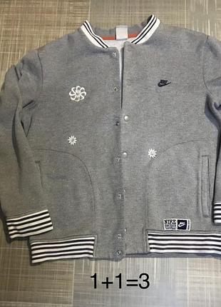 Nike💙жіночий одяг/ тепла  сіра кофта 💛42/xl/50 р