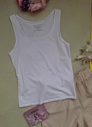 Белая базовая майка р.м,primark