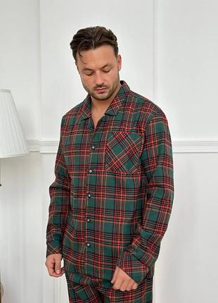 Пижама мужская зеленая do3815 xl/2xl