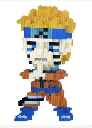 Конструктор 3d magic blocks мультгерои наруто 689 деталей высота 19 см