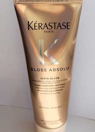 Кондиционер для гладкости и блеска волос kerastase gloss absolu insta glaze fondant