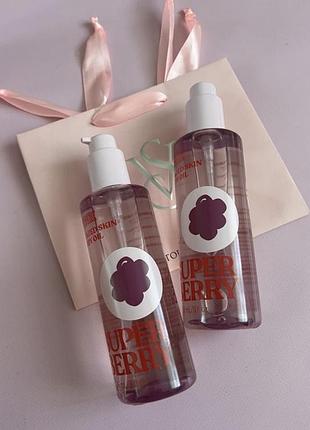 Кокосова олійка для тіла victoria's secret pink із серії super berry оригінал