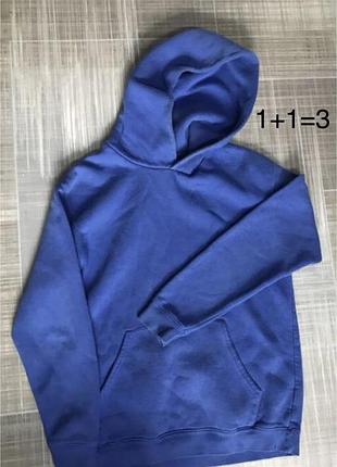 Fruit of the loom💙підлітковий одяг/синє худі 💛 на 12 років зріст 152 см