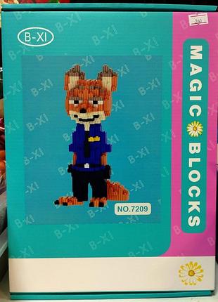 Конструктор magic blocks мультгерои ник уайльд 1031 детали 2