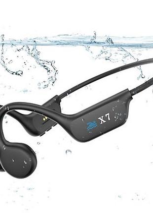 Наушники для плавания x7 | bone conduction | bluetooth 5.3 + mp3 | водонепроницаемые ipx8