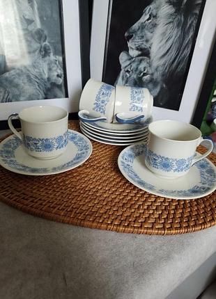 Чайний / кавовий набір royal doulton "cranbourne" (англія, порцеляна)