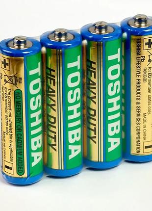 Батарейка toshiba сольова aa r6 пальчик