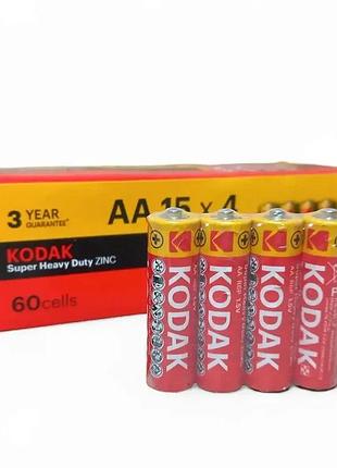 Батарейка kodak сольова aa r6 пальчик