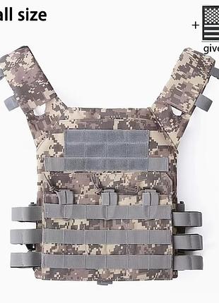 Іграшковий дитячий камуфляжний бронежилет плитоноска піксель з molle