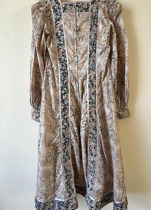 Неймовірна вінтажна сукня fine feathers liberty 1970