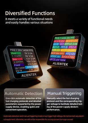 Usb-тестер - alientek c2 lite