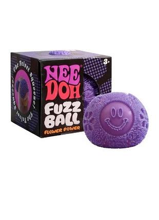 Антистрес м'ячик needoh fuzz ball flower power 8×8 см , 1 шт