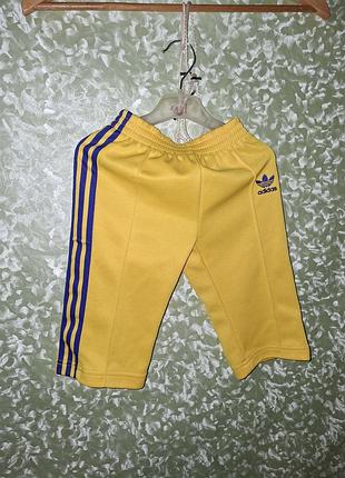 Бриджи детские 80 р желтого цвета adidas