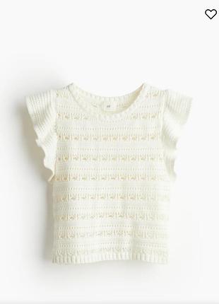 Топ женский h&amp;m вязаный xs/s/m 🔥 распродаж вещей от 25 гривен 🔥