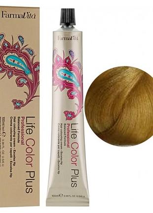 Краска для волос farmavita life color plus 9.33 насыщенный очень светлый блондин золотистый 100 мл