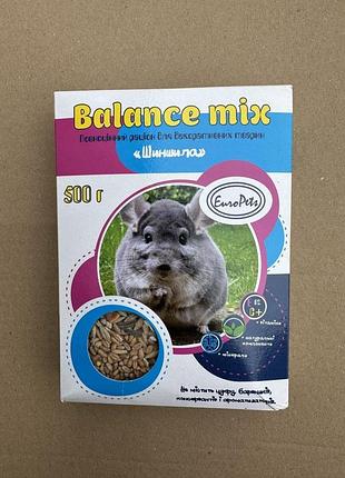 Balance mix “шиншила” - повноцінний раціон для декоративних шиншил, 500 г