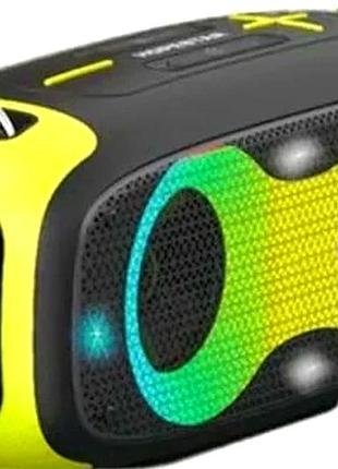 Портативна bluetooth колонка 55 вт для телефона aux usb пластиковий корпус темно-синій hopestar a30 pro