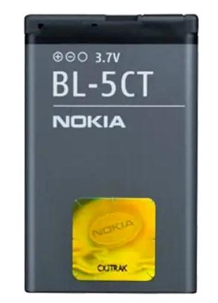 Акумулятор purlov 1050 мач 3,7v для nokia 6730 bl-5ct замена оригинальной батареи