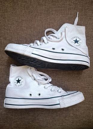 Фірмові білі кеди converse 35 розмір