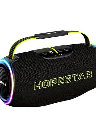 Портативная bluetooth колонка 70 вт ipx6 rgb 8800 мач 322x134x160 мм hopestar h88 black