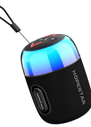 Портативна bluetooth-колонка 10 вт 15х11х11 см для музики hopestar sc-02 black