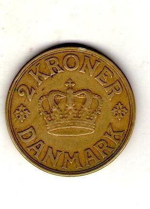 Дания ø король кристиан x 2 кроны, 1939 год алюминий-бронза, 13g, ø 31mm no4209