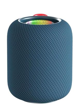 Портативна bluetooth-колонка 10 вт з fm тюнером usb aux ipx6 hopestar h56 темно-синій