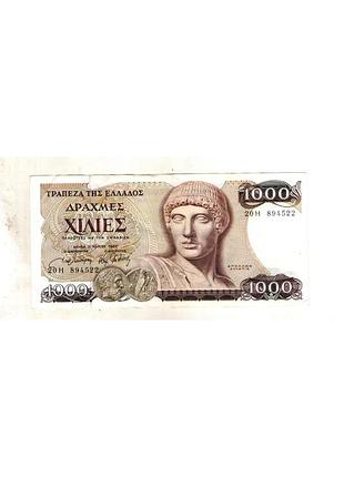 Греция 1000 драхм 1987 год no621