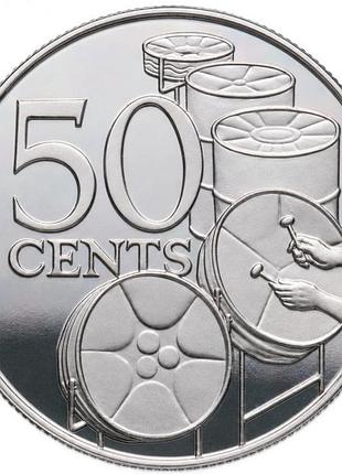Пропускник и тобаго 50ment, 2003 год медно-никелевый сплав, 7g, ø 26mm no3882