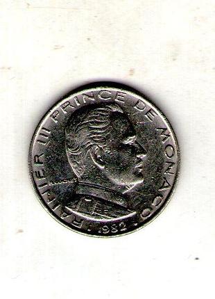 Монако ренье iii 1901, 1982 год никель, 6g, ø 24mm no3603
