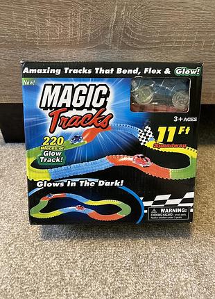 Гоночна траса 220 деталей magic track меджік трек з двома машинками