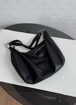 Сумка хобо з натуральної шкіри furla