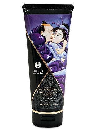 Съедобный массажный крем shunga kissable massage cream - exotic fruits (200 мл) sexstyle