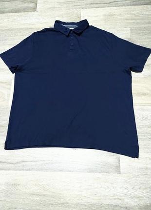 Мужская лёгкая футболка поло george , размер xxl , 100% mercerised cotton .
