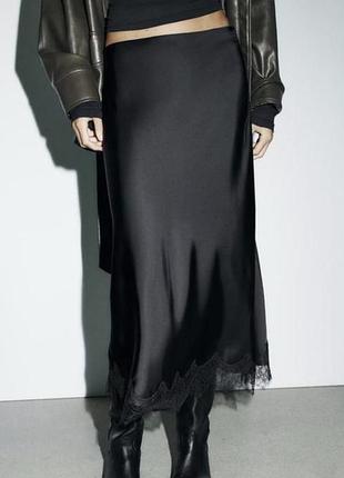 Спідниця з мереживом у стилі zara