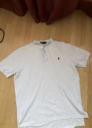 Мужское поло футболка polo ralph lauren батал